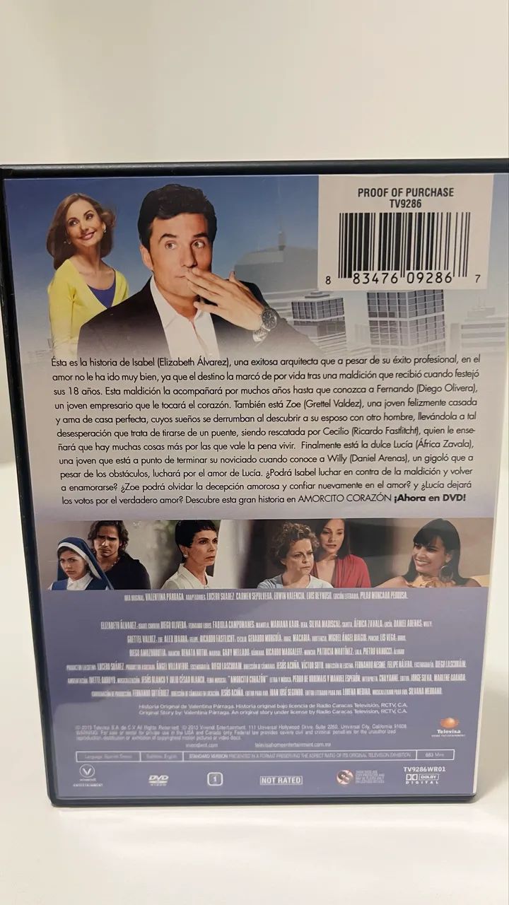 DVD da novela mexicana Amorcito Corazón  - Foto 2