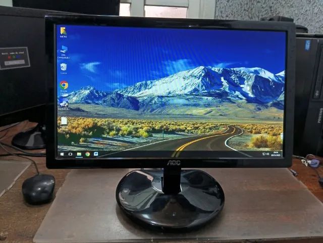 Torro monitor AOC 19 polegadas led saída VGA não tem HDMI em perfeito funcionamento não ac - Foto 2