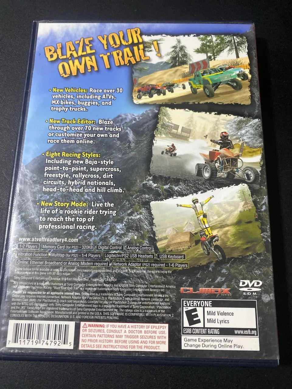 Jogo ATV Offoad Fury 4 PlayStation 2 Original - Foto 2