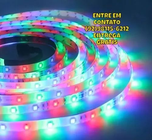 Fita led Bluetooth 5 m RGB - PROMOÇÃO - Foto 4
