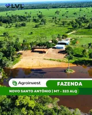 FAZENDA À VENDA 323 ALQUEIRES | NOVO SANTO ANTÔNIO - MT