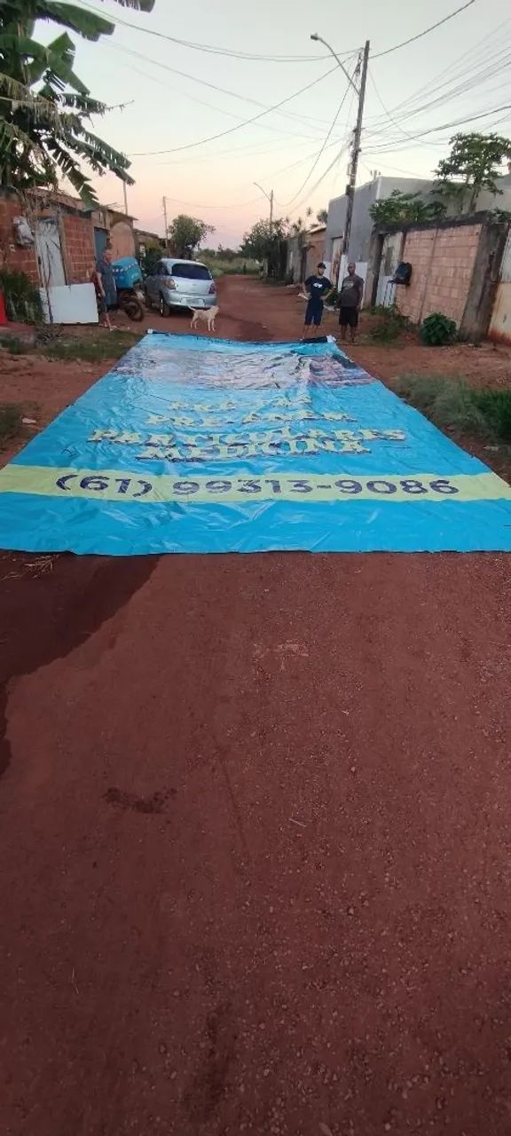 Lonas de náilon retiradas de outdoor pra tanque de peixe coberturas Leia a descrição 