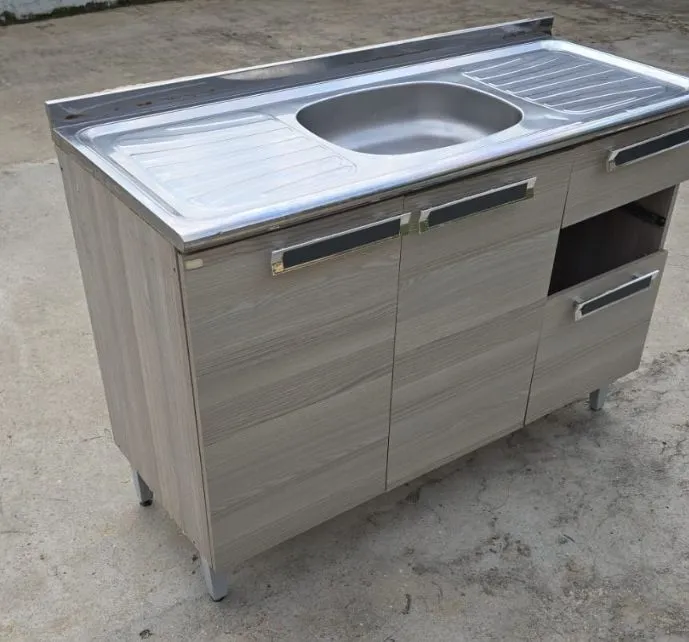 Pia para cozinha com cuba de inox