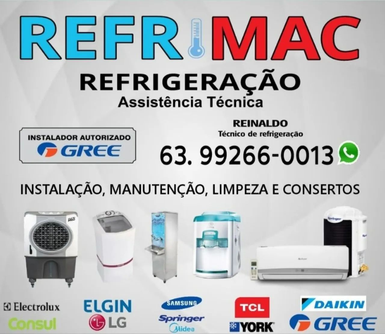 REFRIMAC REFRIGERAÇÃO ASSISTÊNCIA TÉCNICA 