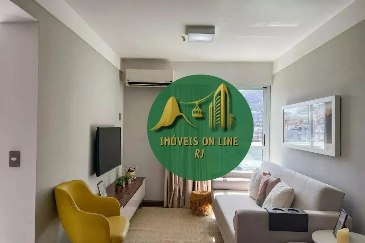 Apto em Botafogo, 2 quartos (1 suíte) 70 m² Mobiliado
