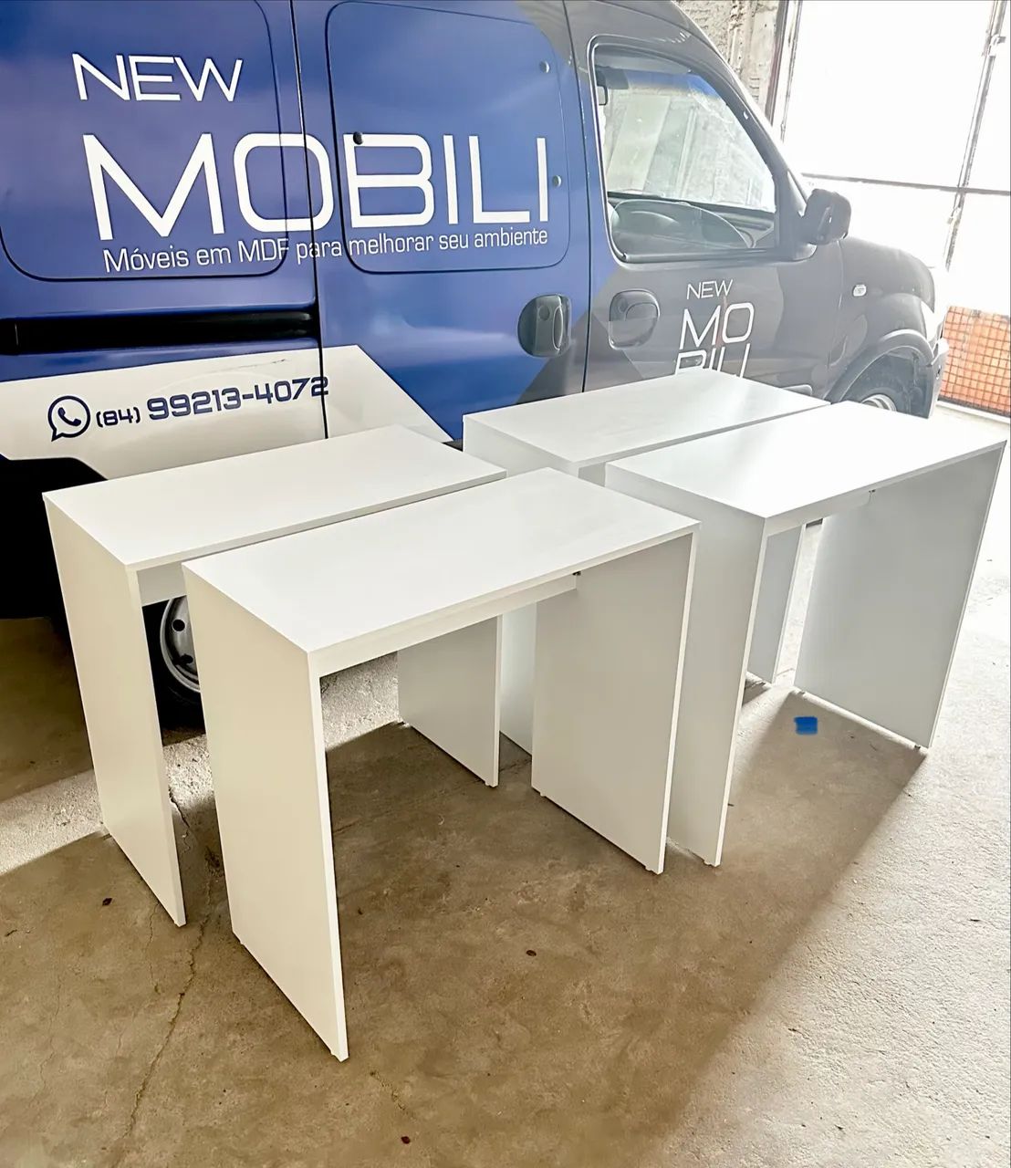MESA IDEAL PARA ESCRITÓRIO COMPACTA DE MDF - Foto 4