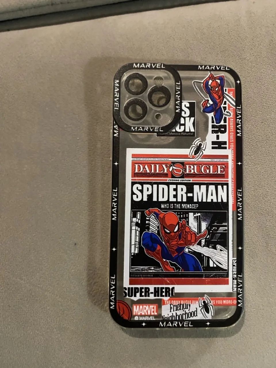 Capinha homem aranha 