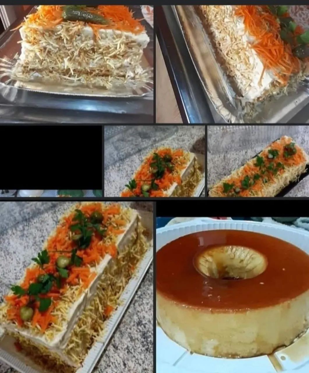 Torta-fria e Pudim deliciosos