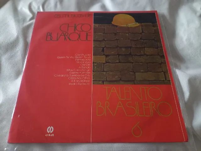 Lp Disco de vinil Chico Buarque - Talento brasileiro 6