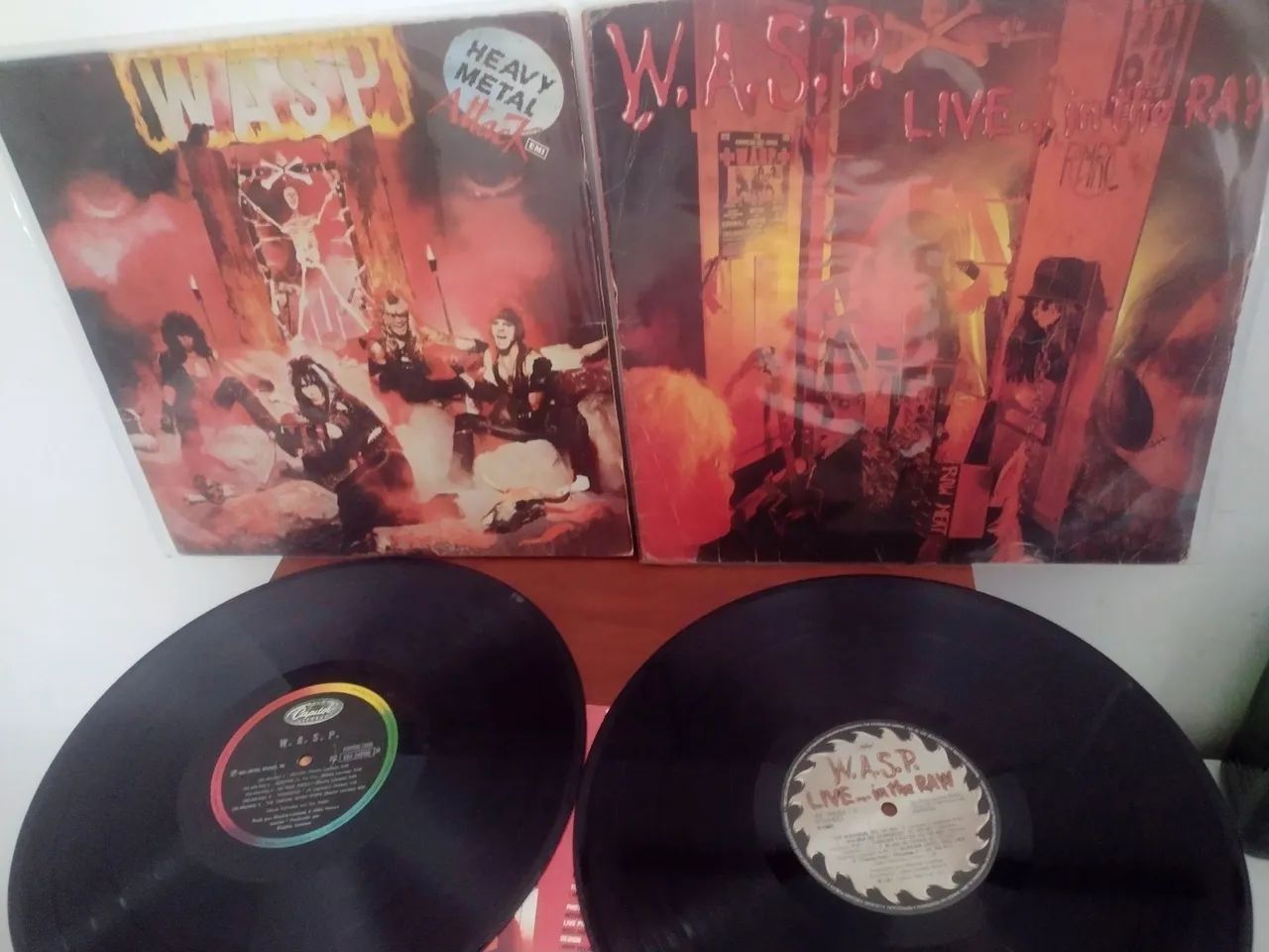 02 Lp's WASP - Heavy metal attack & Live .. - Foto 2