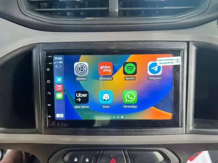 Central multimídia Onix/Prisma  Android YouTube carplay Netflix instalação grátis - Foto 5