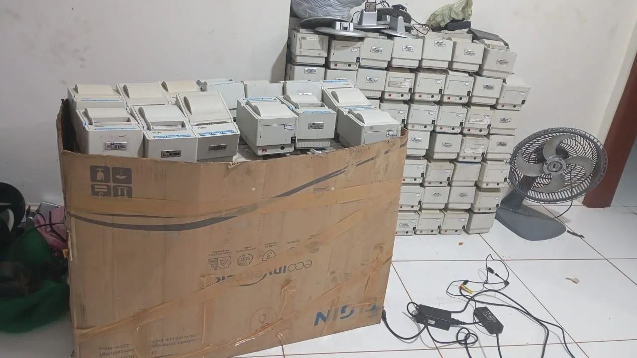 Lote de impressora de cupom não fiscal 