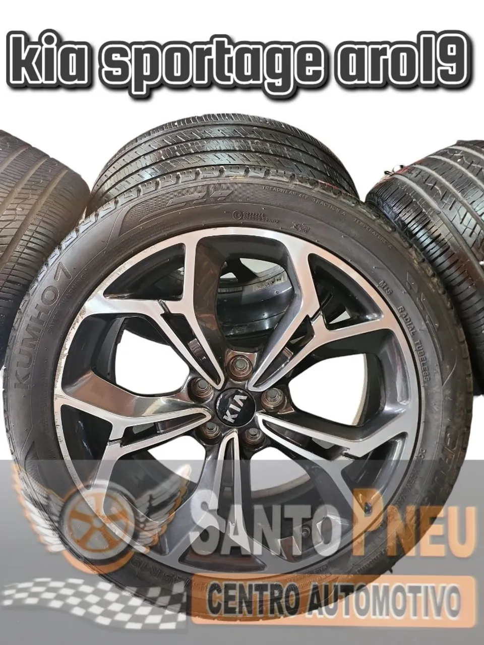 Rodas Kia Sportage Aro 19 com pneu
