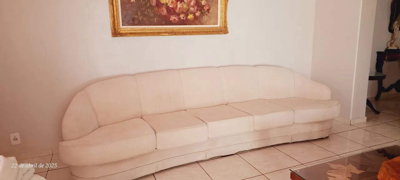 Sofá 5 lugares déc.1940 reformado - Foto 5
