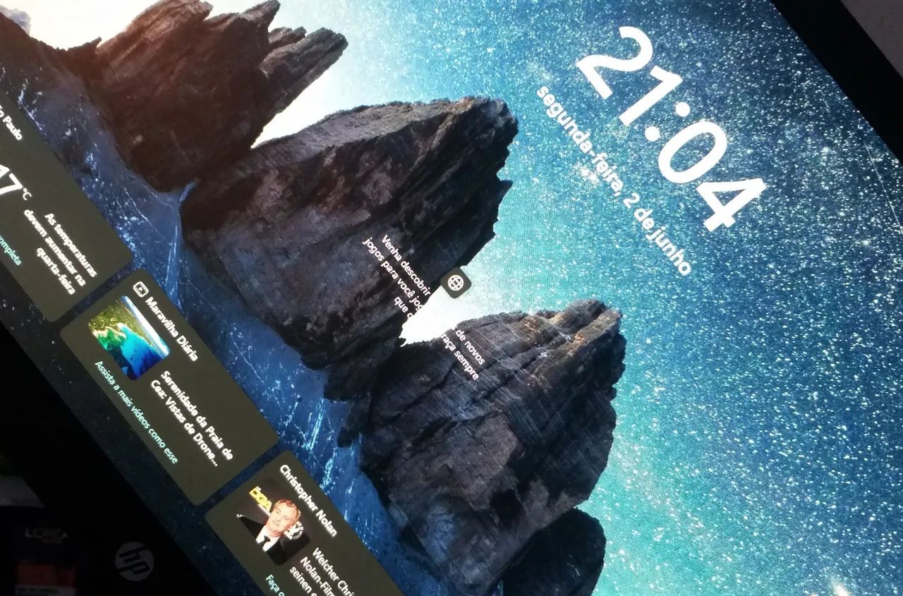 Monitor Led Full HD Widescreen HP 22 Polegadas v225HZ Vga Dvi Display Port Modo Leitura - Foto 2