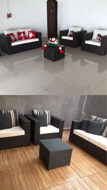 Sofás para área externa - sofás em fibra ou corda náutica - Foto 4