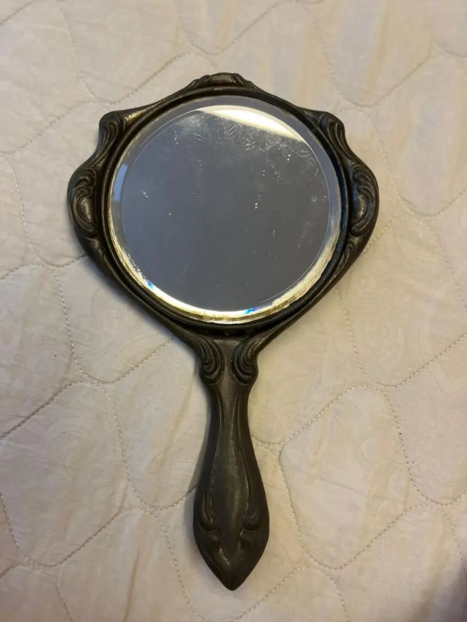 Espelho de mão século 19 antiquário