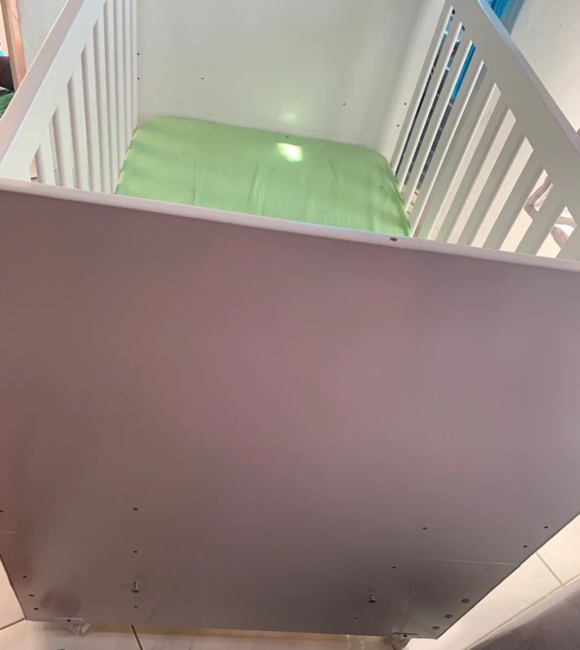 Crib that turns into bed + mattress64374837541762123