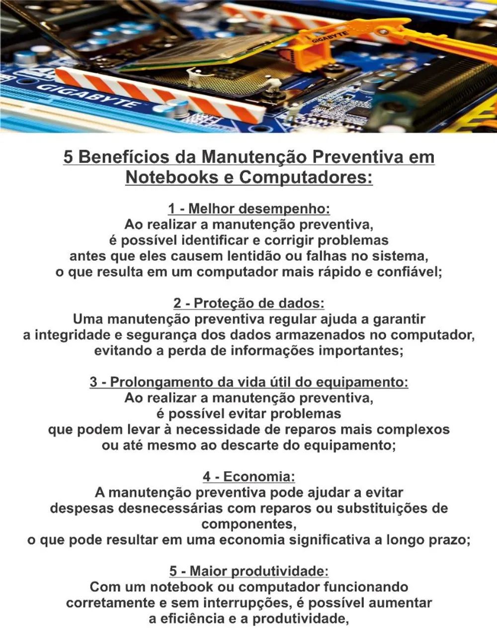 Serviço Técnico de Informática Manutenção em computadores e notebooks  - Foto 2