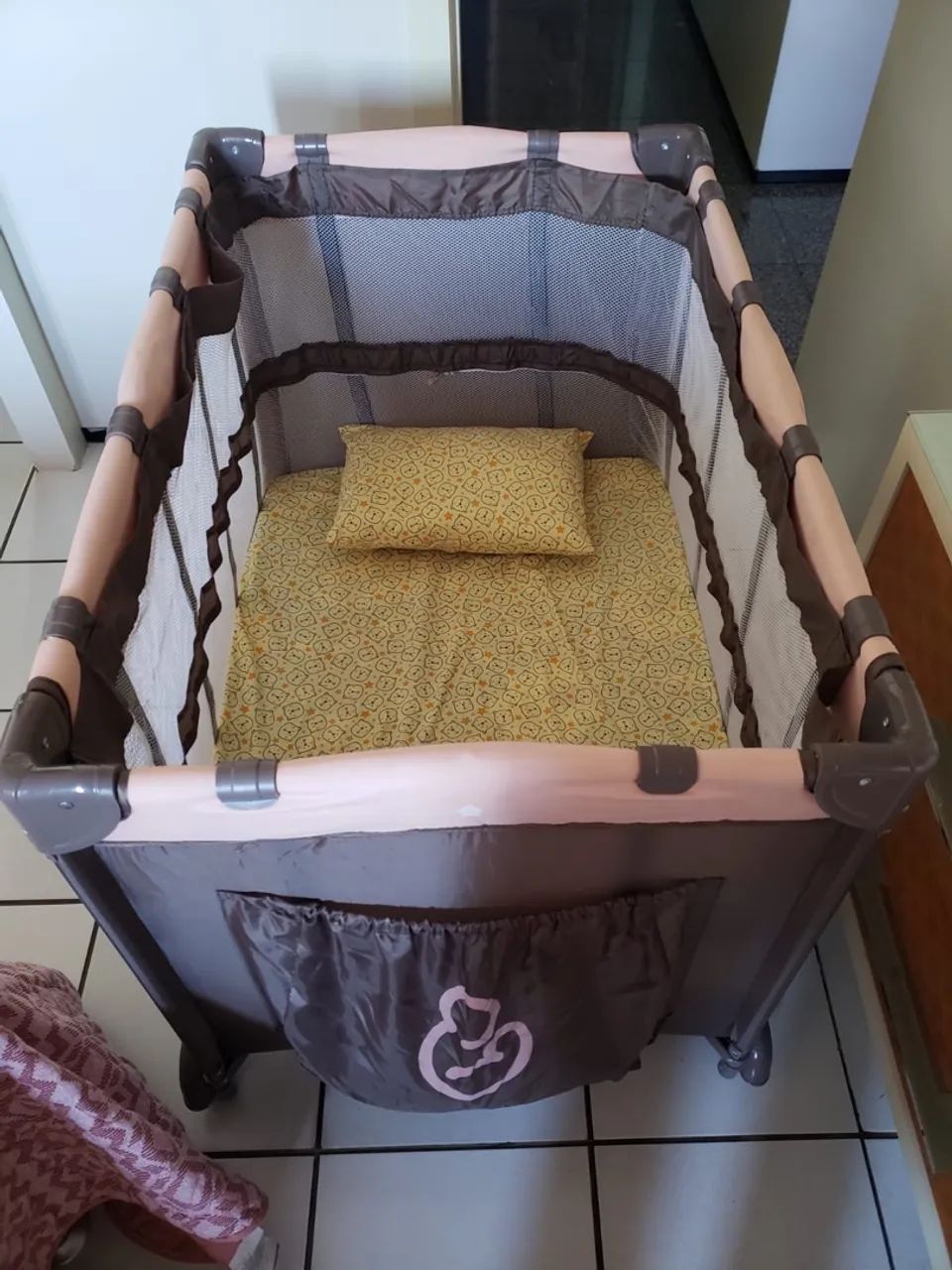 Berço Portátil Galzerano com colchão Ortobom   - Foto 3