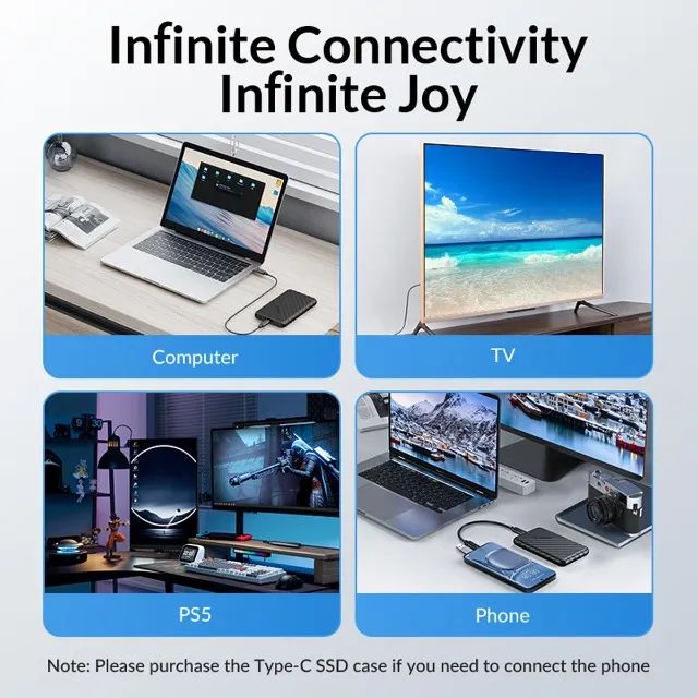 Orico External Case for Ssd Sata 2.5 Usb 3.0 25pw1-u364374415517827124