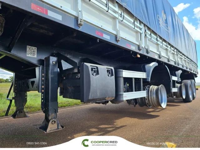 Carreta Graneleira 4 Eixos Facchini 2022 13,50m x 2,00m Assoalho Chapa - Foto 8