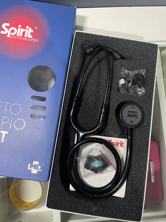 Estetoscópio MD Spirit Pro Lite Black