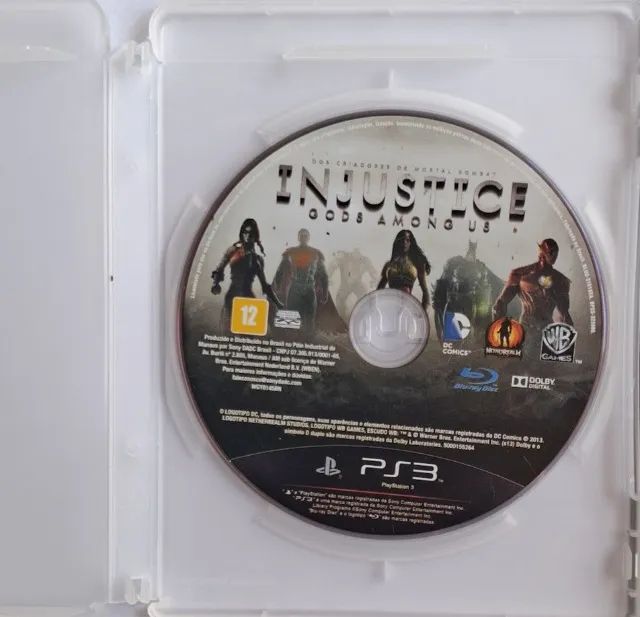 Injustice Gods Among US - PS3 - Sem capa