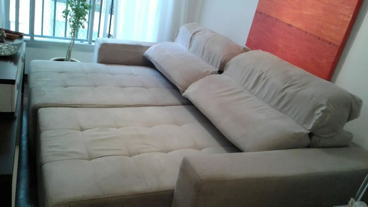 Sofá Grande Retrátil 3 Lugares - Foto 2