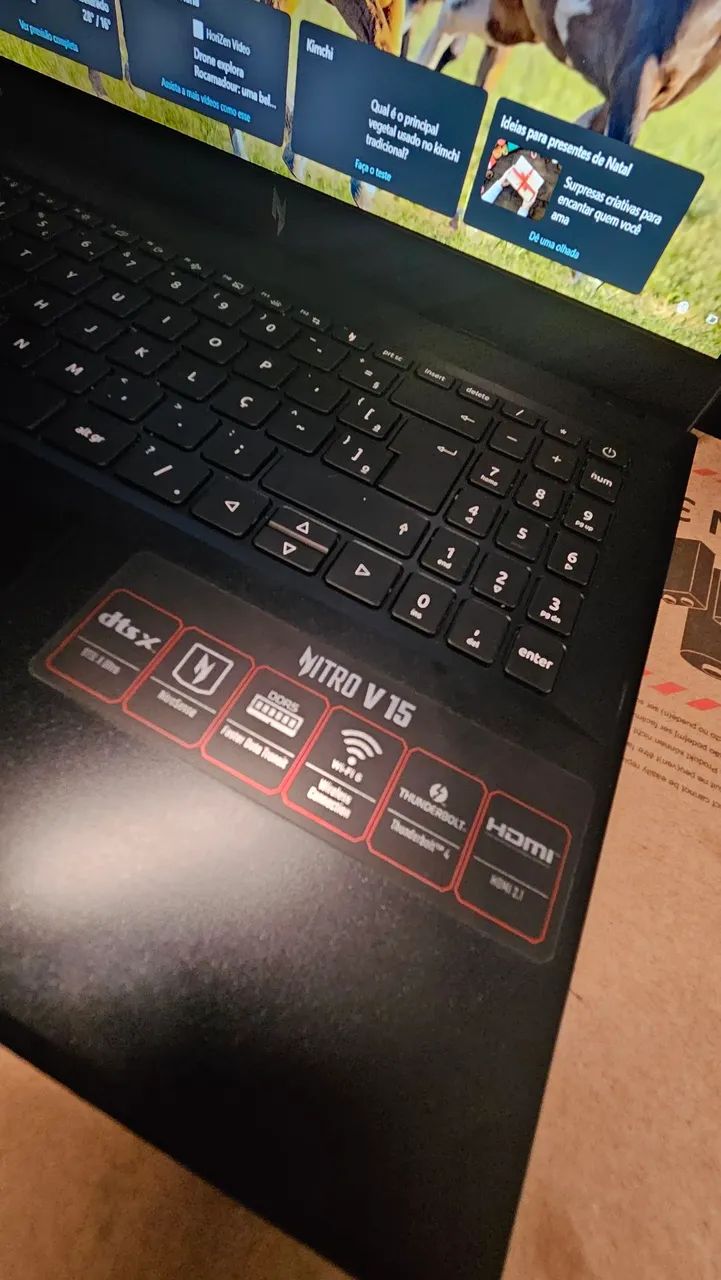 Acer Nitro V15 Impecável + Teclado Acer Nitro de brinde  - Foto 3
