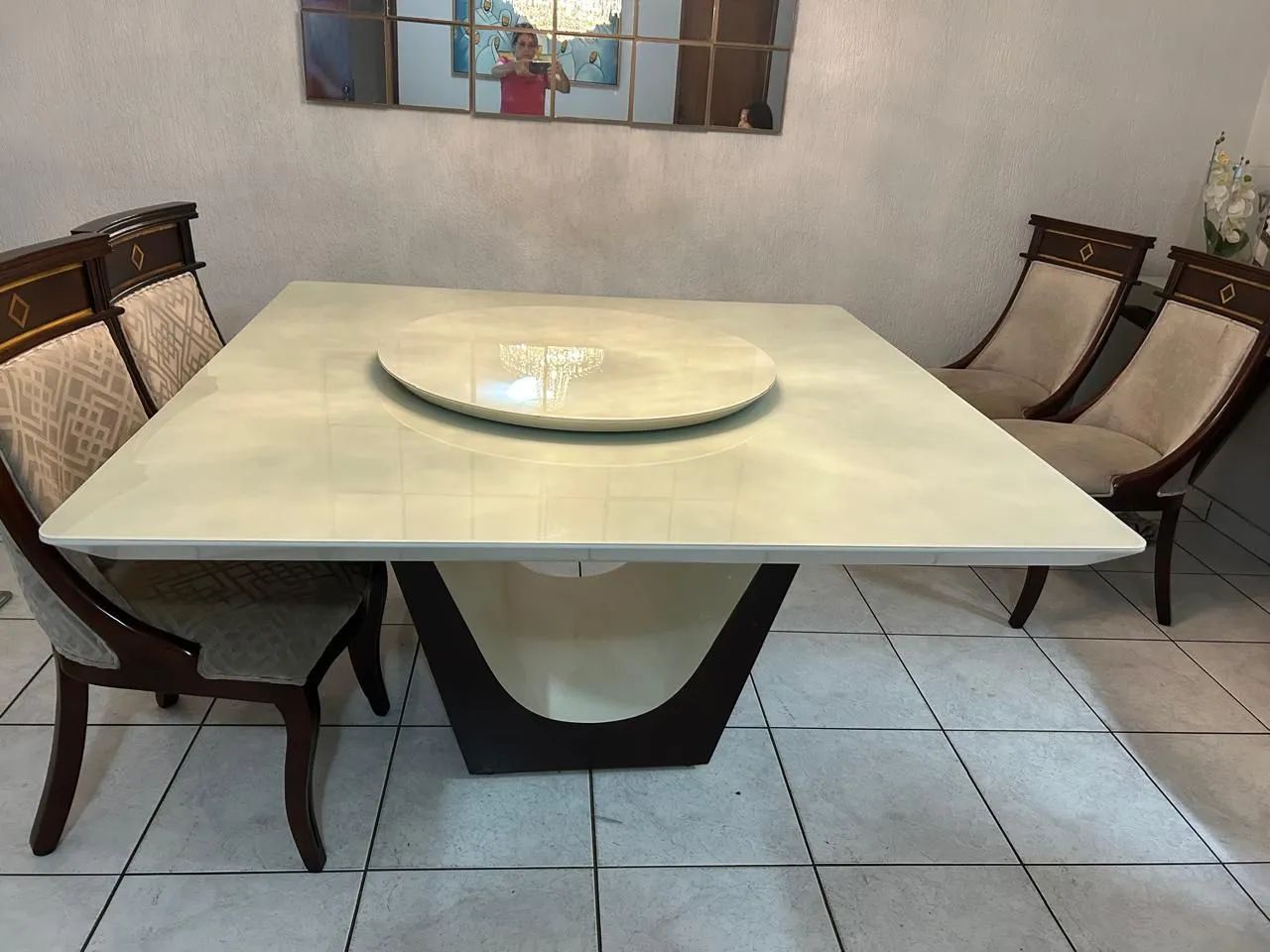 Mesa de Jantar de Vidro - Foto 3