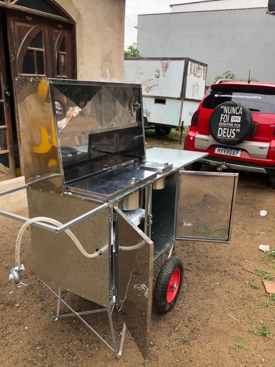Carrinho de cachorro-quente, carrinho de Hotdog  - Foto 4
