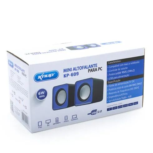 Caixa de Som Knup KP-609 3W P2 - WZetta - Foto 5