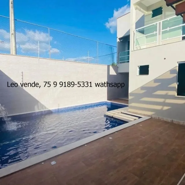 Leo vende bairro Sim, 3 suítes, varanda, closet, piscina