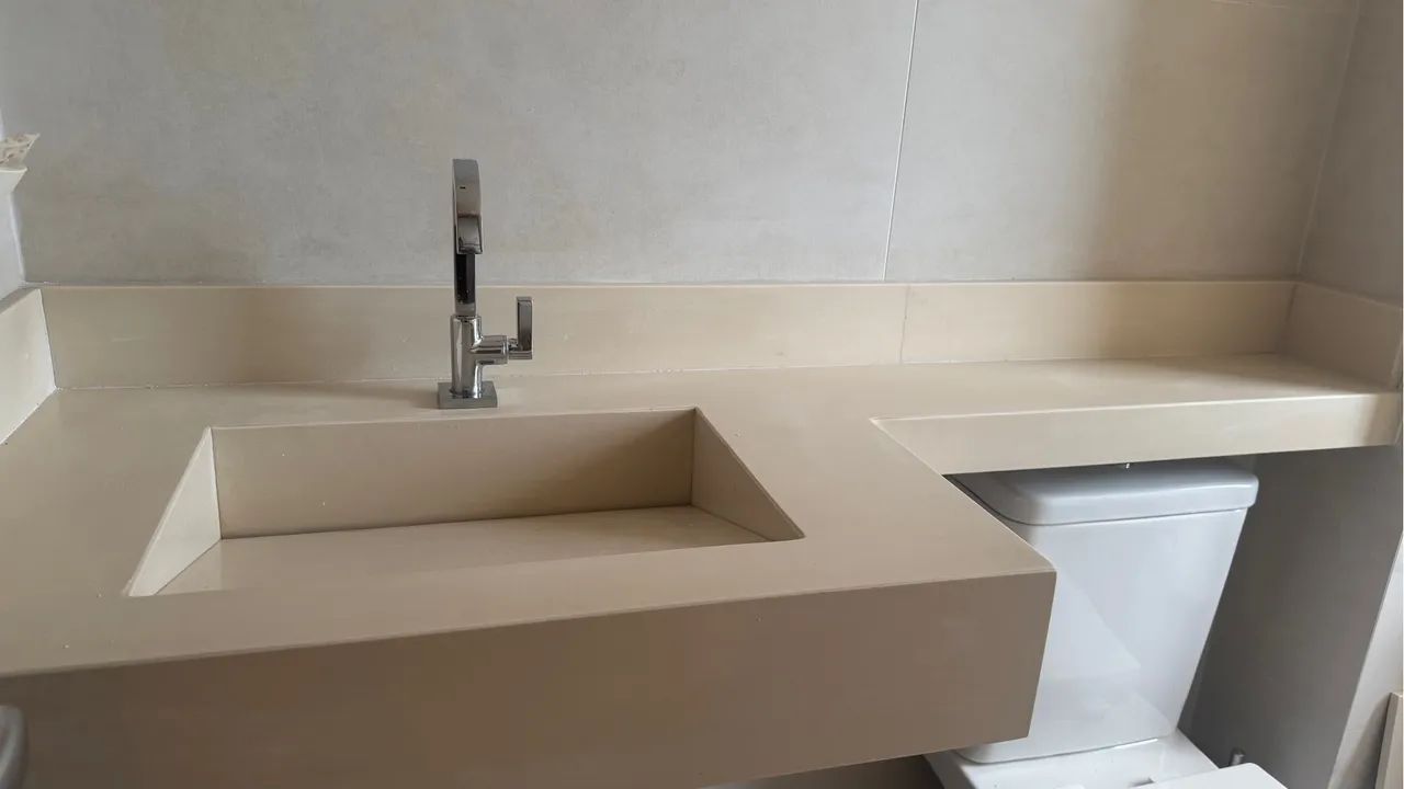 Cuba de pedra silestone bege  - Foto 5