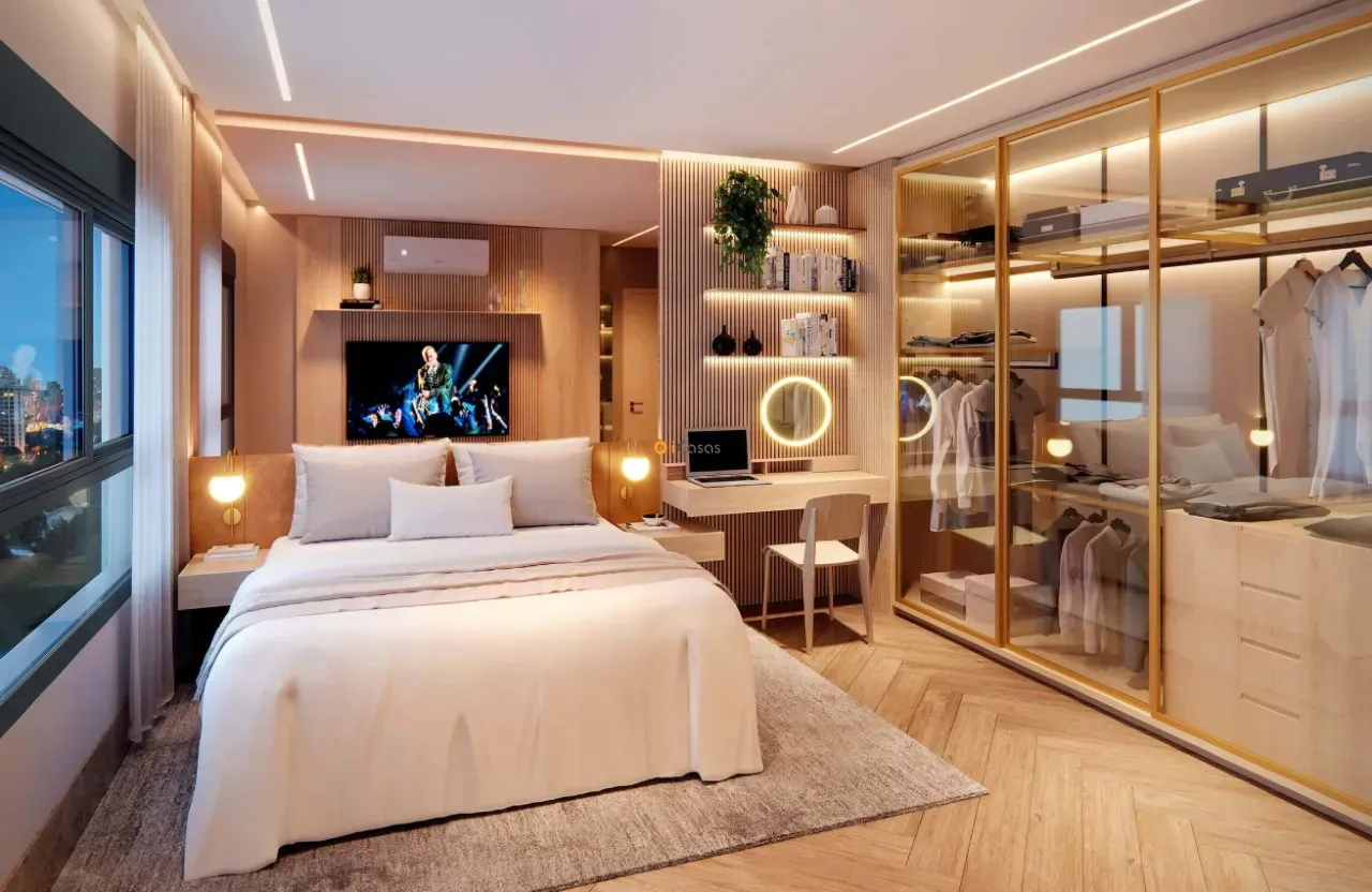 Studio Unik Residence Nova Klabin 36 metros lazer Clube Completo