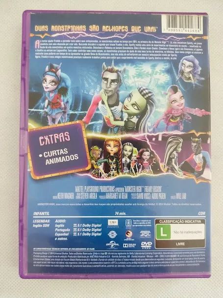DVD Monster High - Moster Fusion -Universal - Foto 2