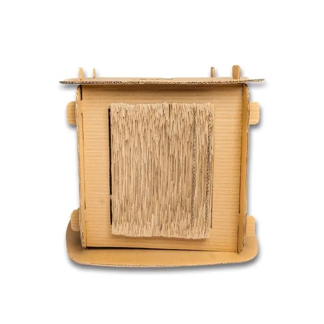 Casa de Gato com Arranhador E3 Pets - (43x36x38CM) - Foto 3