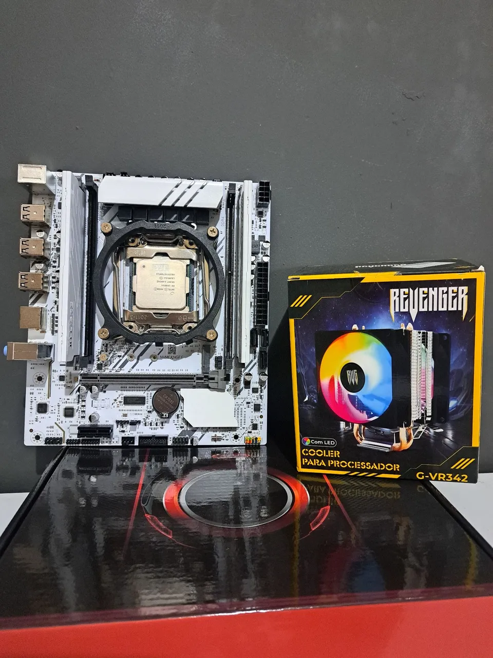 Kit Xeon 2680 V4 + Placa Mãe X99-W + 32GB DDR4 + Cooler