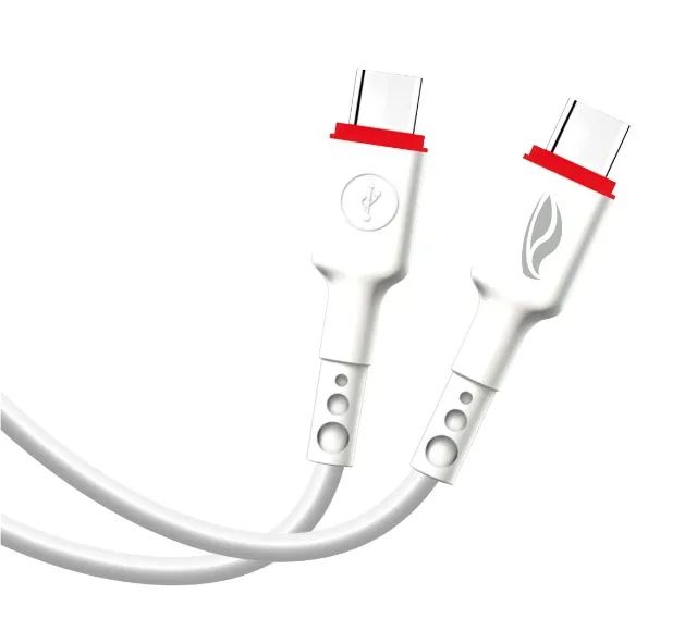 Cabo Cel C3Tech USB-C para USB-C 1M 3A CB-P100WH - WZetta - Foto 2