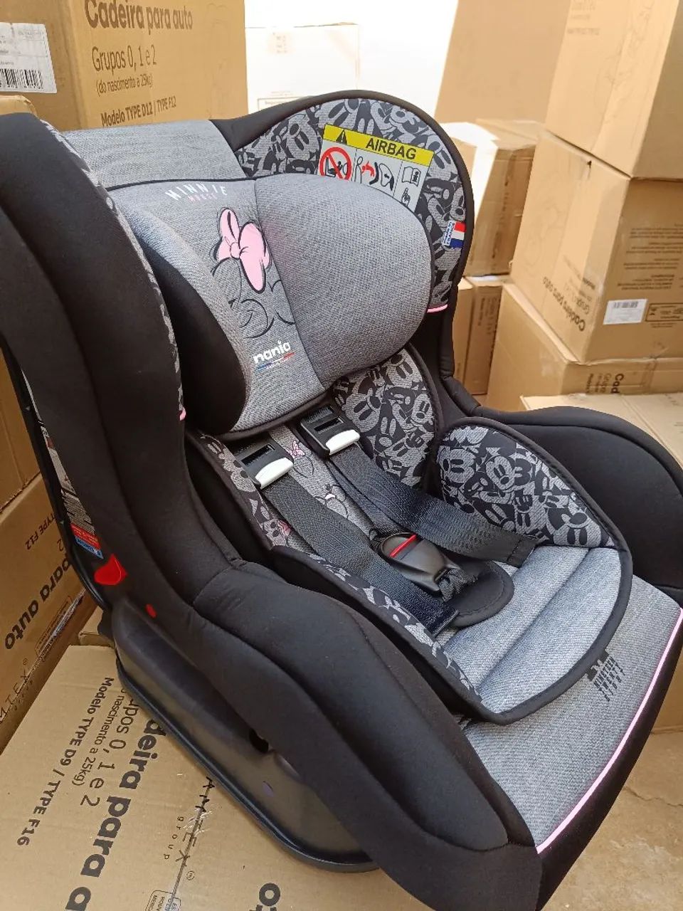 Cadeirinha de carro Mickey Mouse Nania reclinável 0 a 25kg - Foto 2