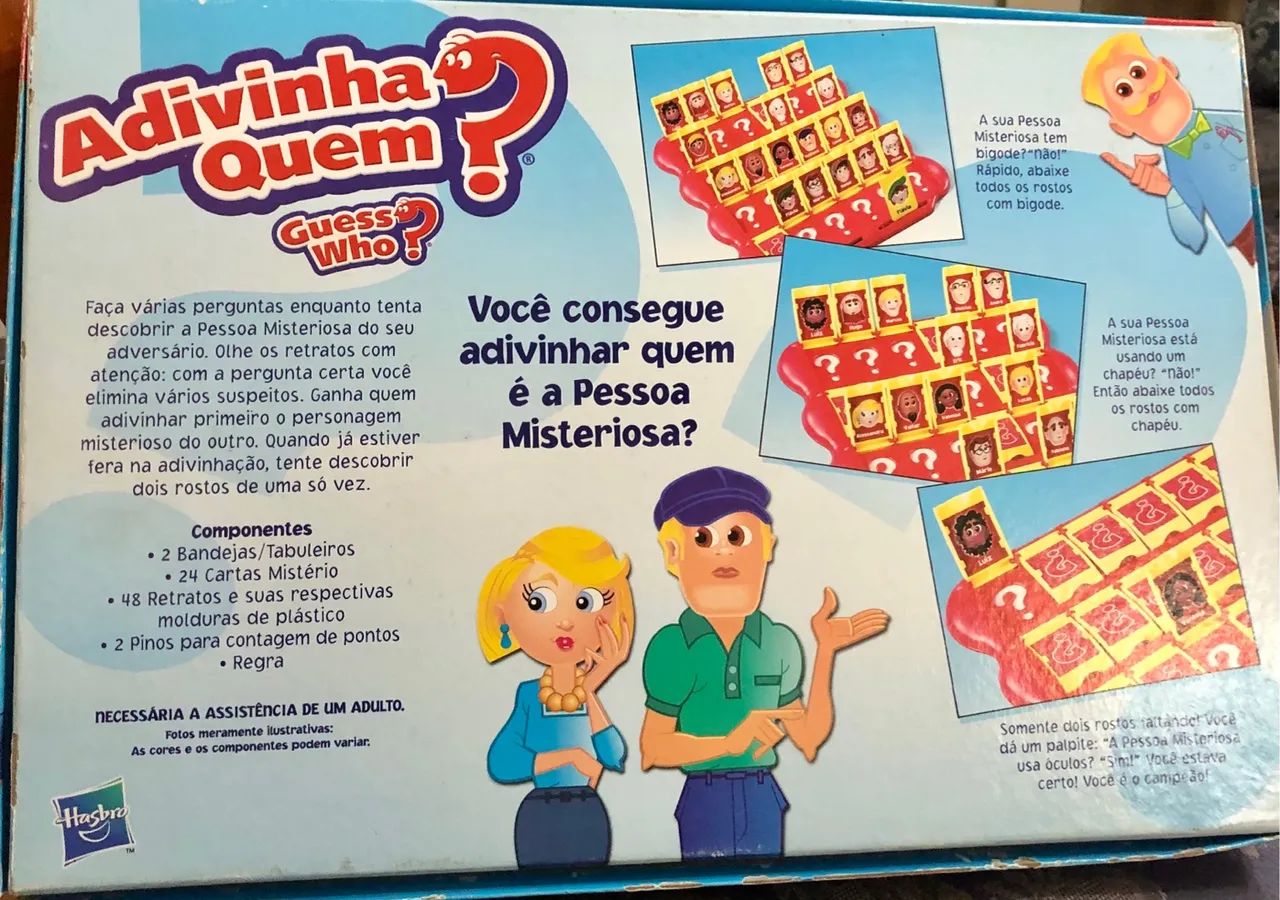 Jogo de Tabuleiro Guess Who? - Diversão para toda a família - Foto 2
