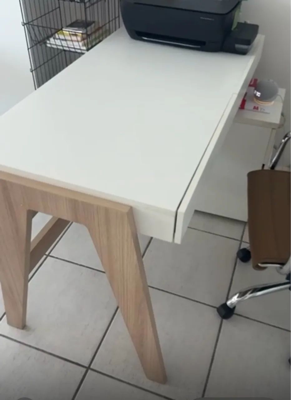 Mesa de Jantar  Branca Moderna - Foto 3