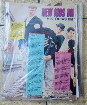 Recortes New Kids On The Block (NKOTB memorabilia/clippings) - Foto 2