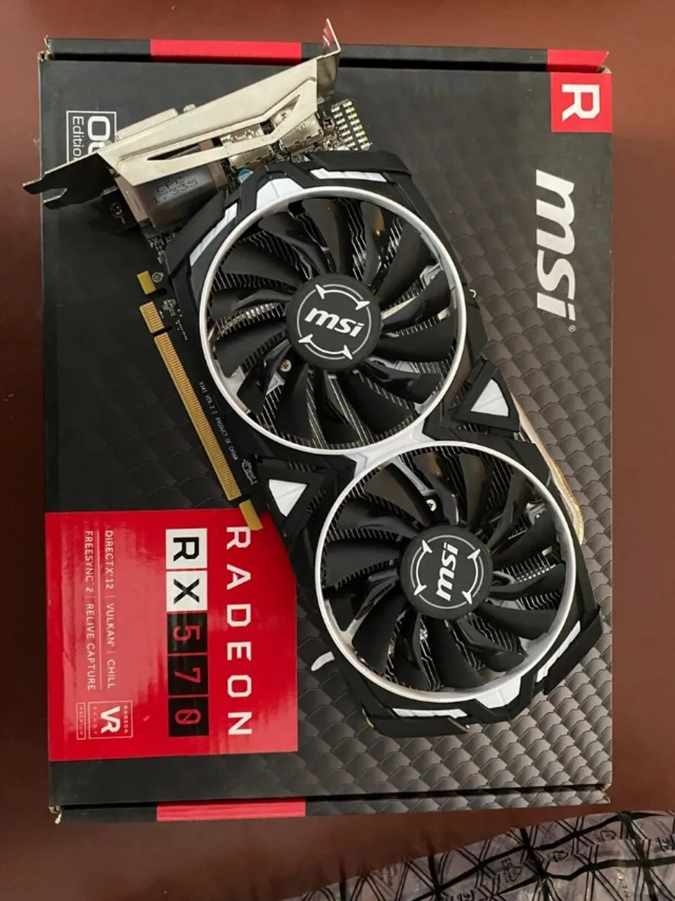 Graphics Card Msi Armor Oc Rx 570 MSI Radeon RX 570 Graphics Card