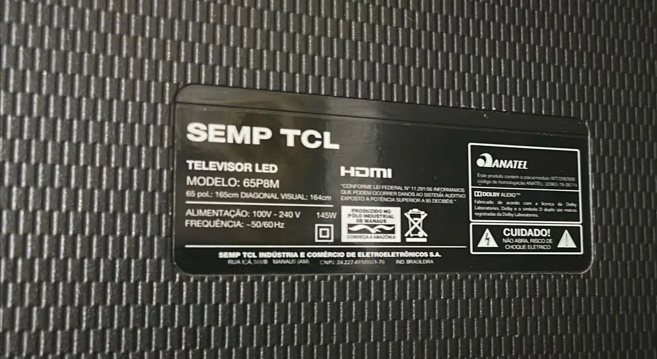 Tv 65 com esse defeito da foto. - Foto 2