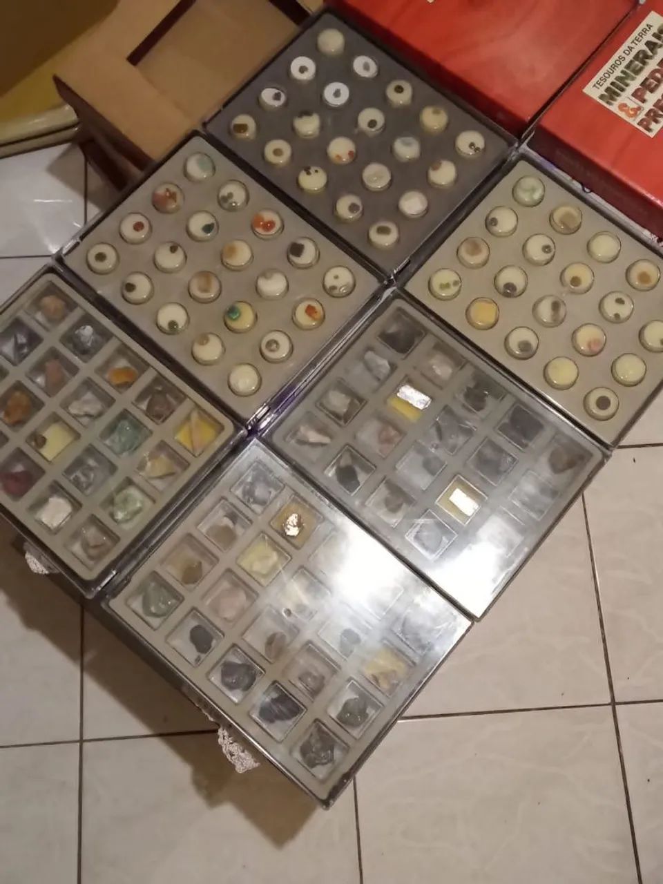 Coleção tesouros da terra minerais e pedras preciosas  - Foto 2