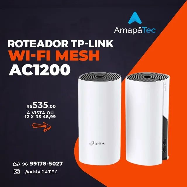 Roteador Mesh Tp-Link Deco M4 AC1200