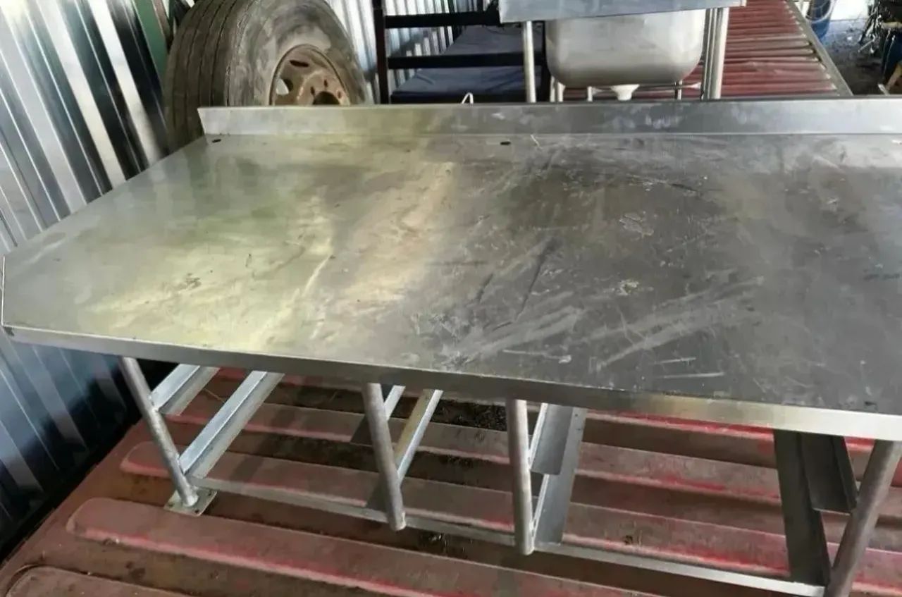 mesa de inox para cozinha  - Foto 3