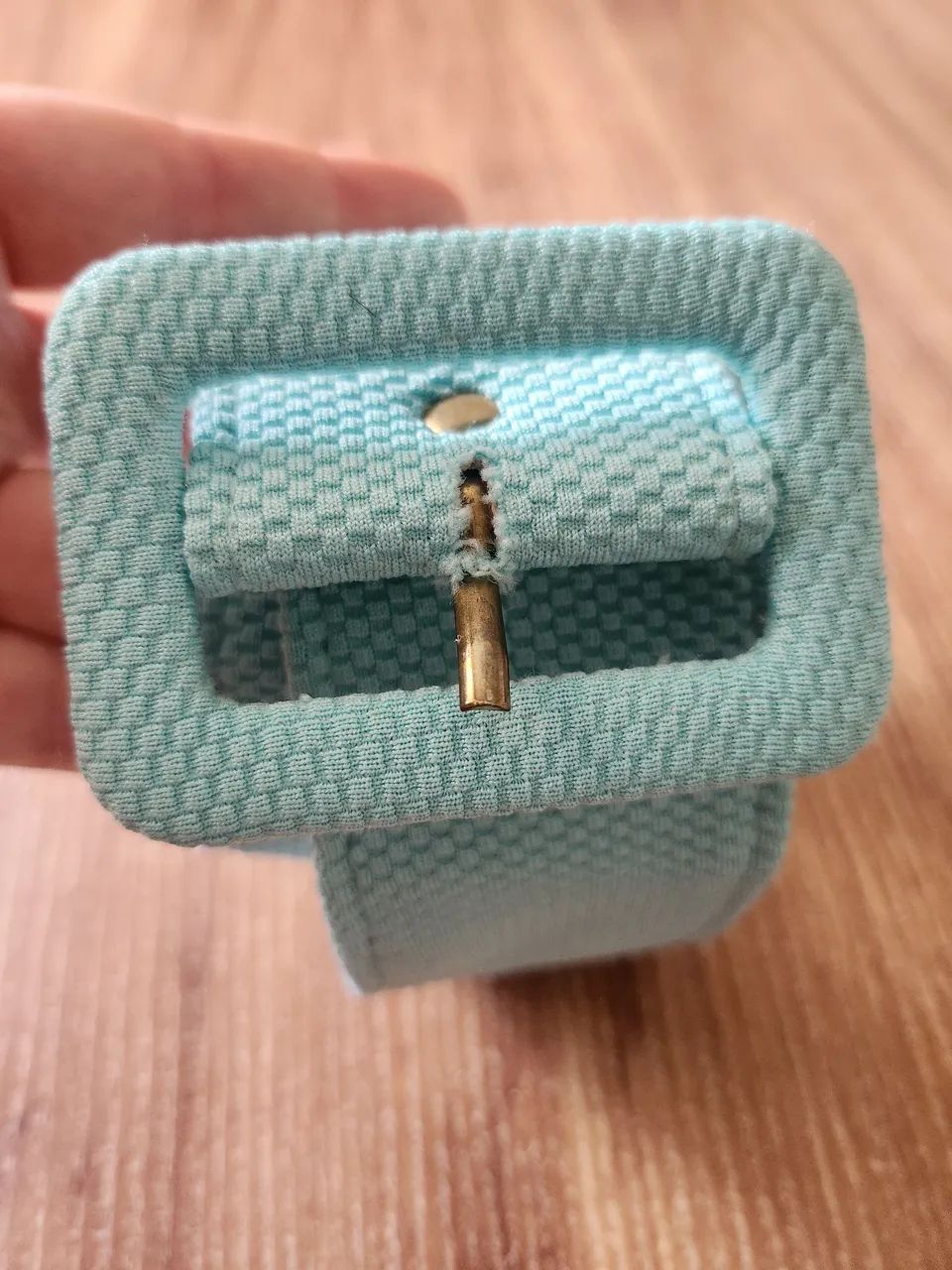 Cinto azul estilo vintage  - Foto 4